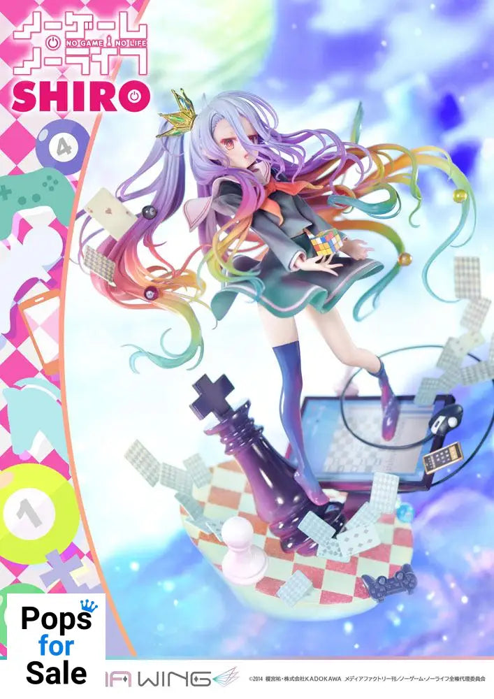 No Game No Life Prisma Wing PVC Statue 1/7 Shiro 27 cm