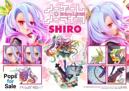 No Game No Life Prisma Wing PVC Statue 1/7 Shiro 27 cm