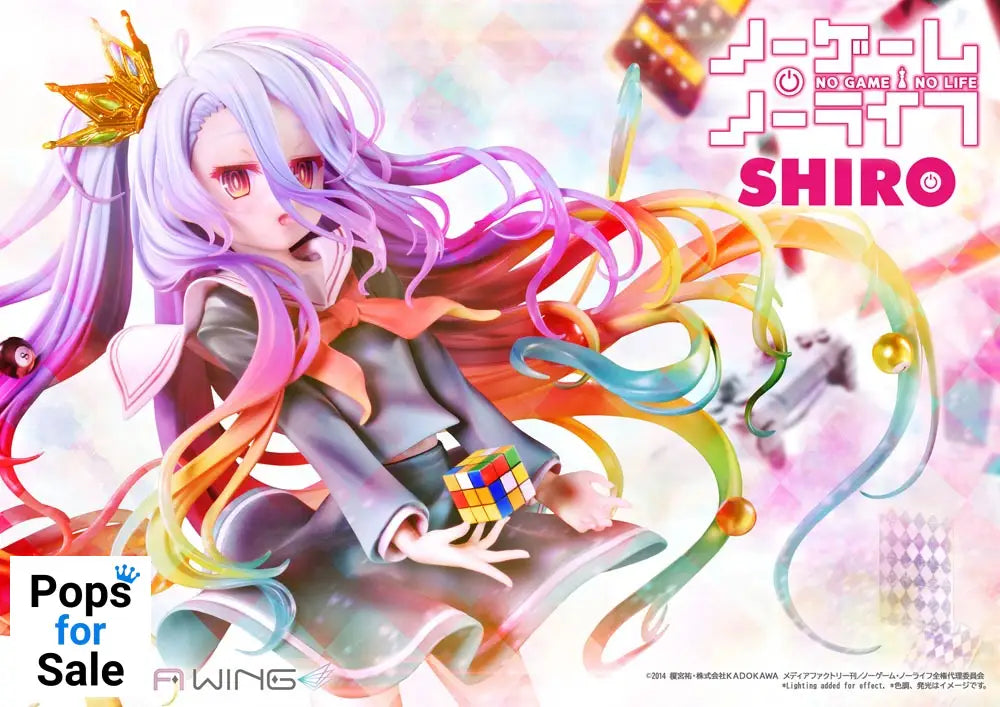 No Game No Life Prisma Wing PVC Statue 1/7 Shiro 27 cm