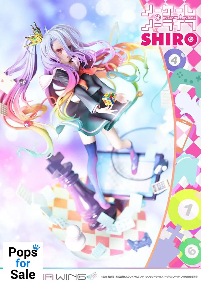 No Game No Life Prisma Wing PVC Statue 1/7 Shiro 27 cm