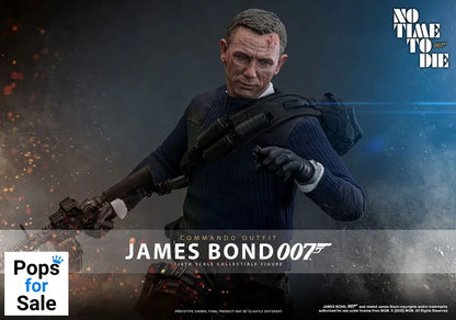 No Time To Die Movie Masterpiece Action Figure 1/6 James Bond (Commando Outfit) Hot Toys Exclusive 30 cm
