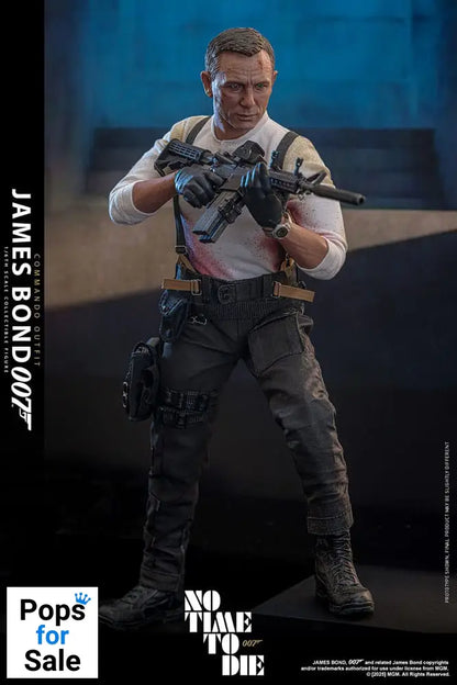 No Time To Die Movie Masterpiece Action Figure 1/6 James Bond (Commando Outfit) Hot Toys Exclusive 30 cm