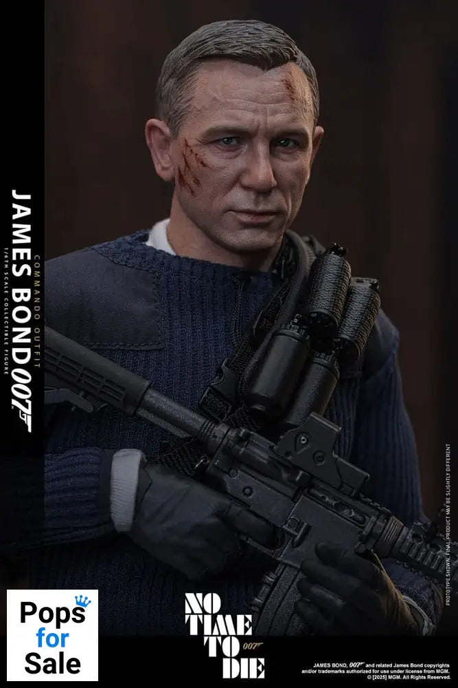 No Time To Die Movie Masterpiece Action Figure 1/6 James Bond (Commando Outfit) Hot Toys Exclusive 30 cm