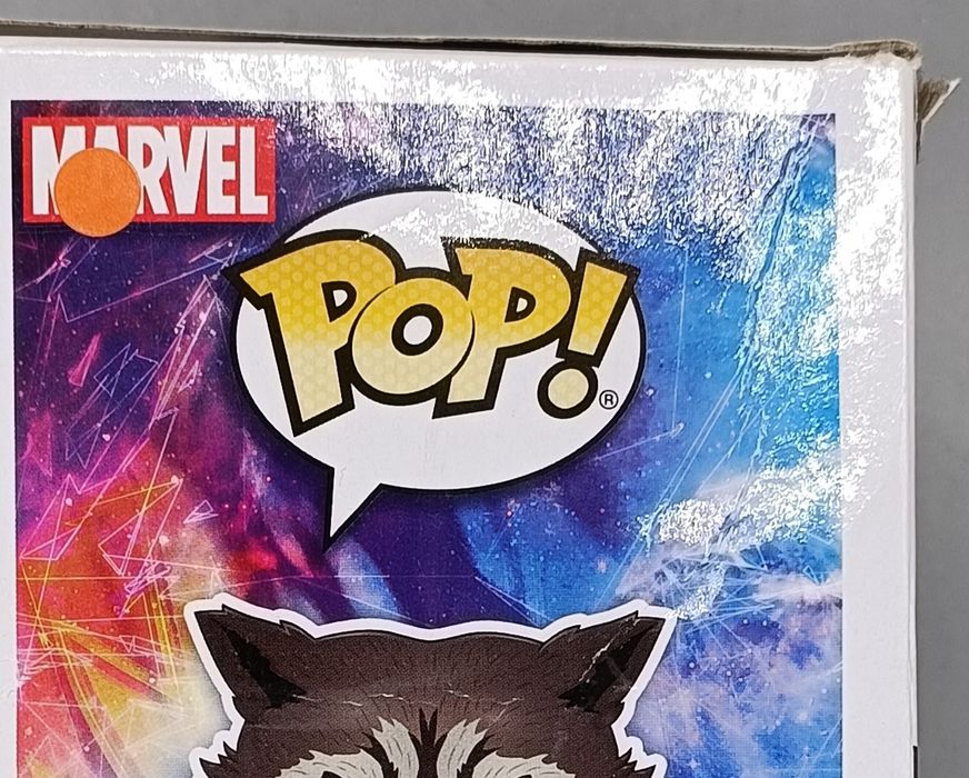 #201 Rocket (Jet Pack) Marvel Guardians Galaxy Box Damaged Funko POP
