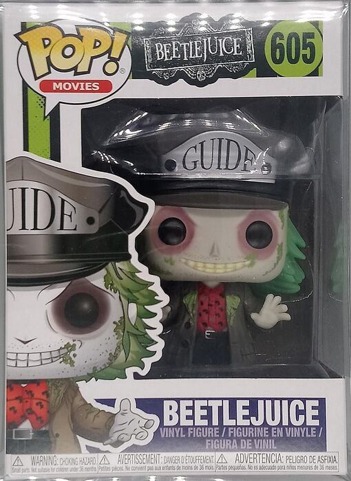 #605 Beetlejuice (Guide Hat) - Beetlejuice - NEW Funko POP