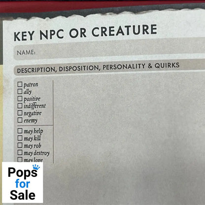 Notebook A5 Gamemaster's Journal Orange Portal