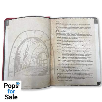 Notebook A5 Gamemaster's Journal Orange Portal