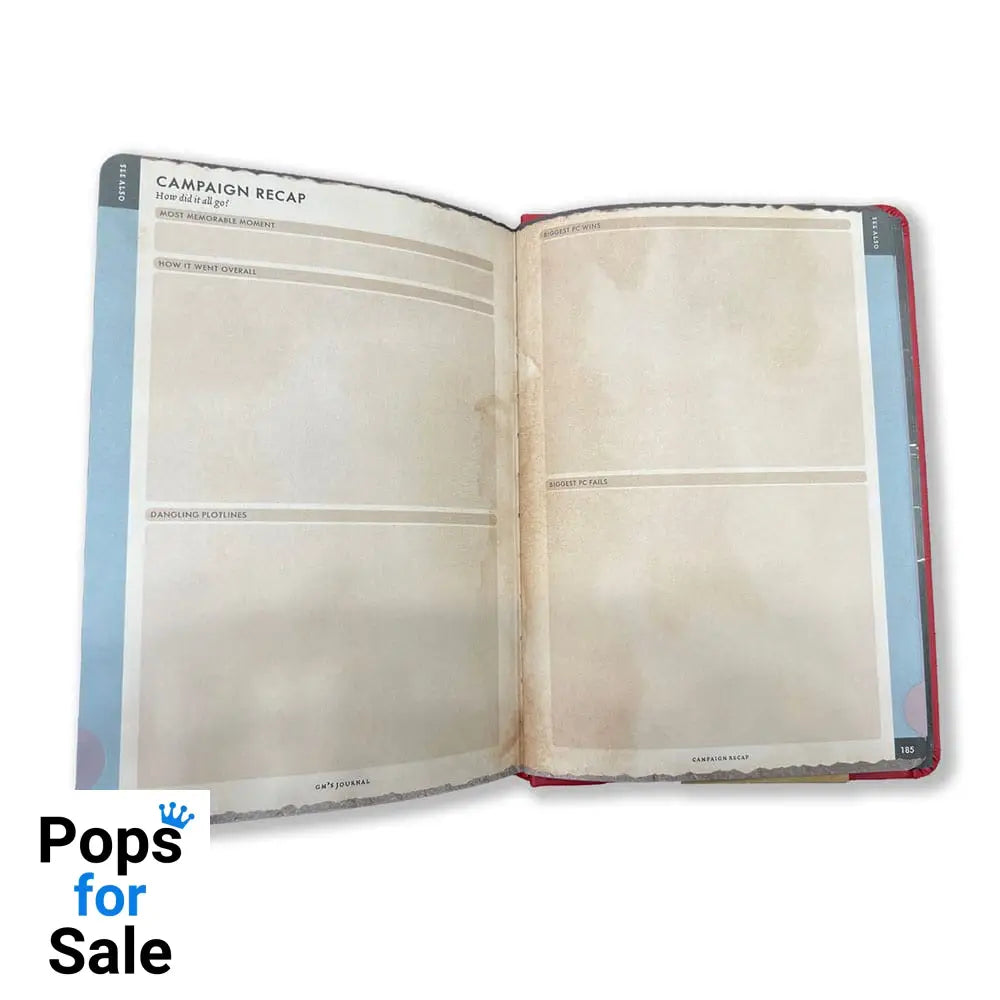 Notebook A5 Gamemaster's Journal Orange Portal