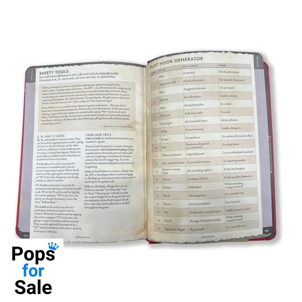 Notebook A5 Gamemaster's Journal Orange Portal
