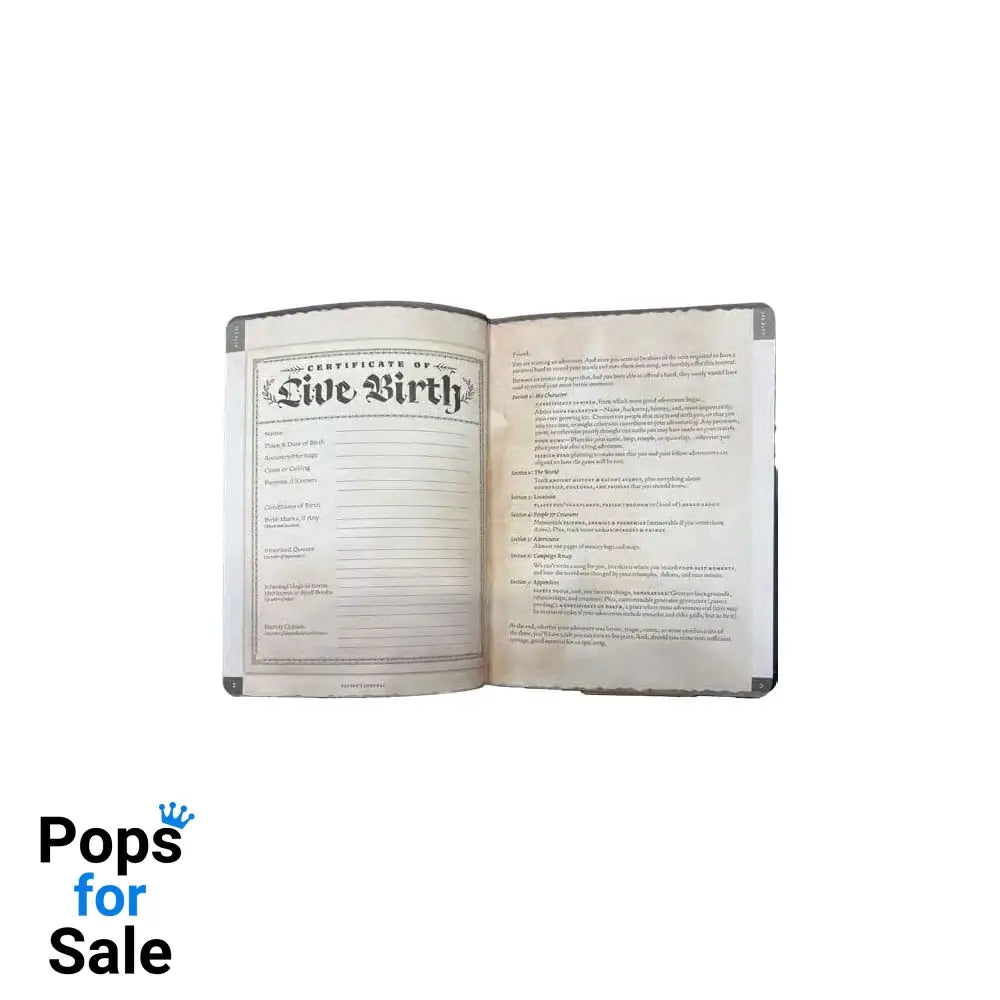 Notebook A5 Player's Journal