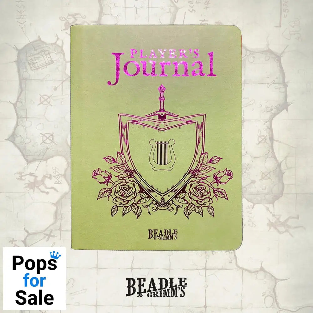 Notebook A5 Player’s Journal Sage Green Shield Board games and accessories