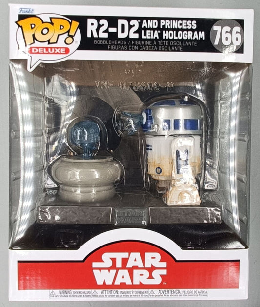 766 R2-D2 and Princess Leia Hologram - Deluxe - Star Wars Funko POP