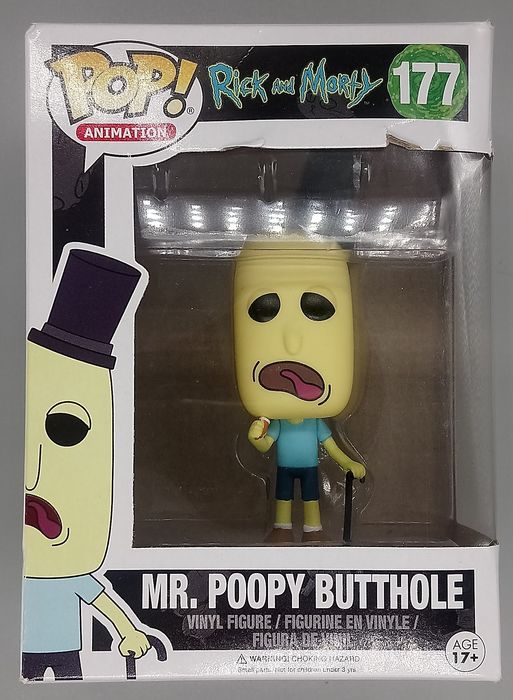 177 Mr. Poopy Butthole - Rick and Morty - Box Damaged Funko POP