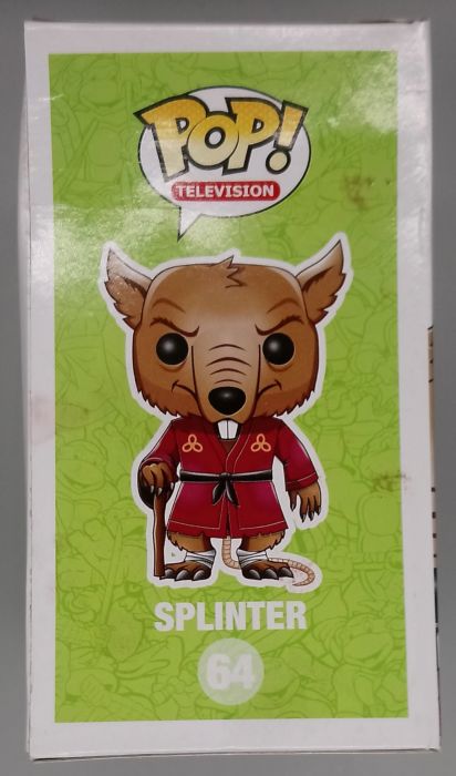 64 Splinter - Teenage Mutant Ninja Turtles Funko POP - Box Damaged