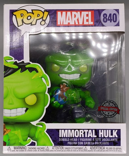 840 Immortal Hulk - 6 Inch - Marvel - Funko POP - Box Damaged