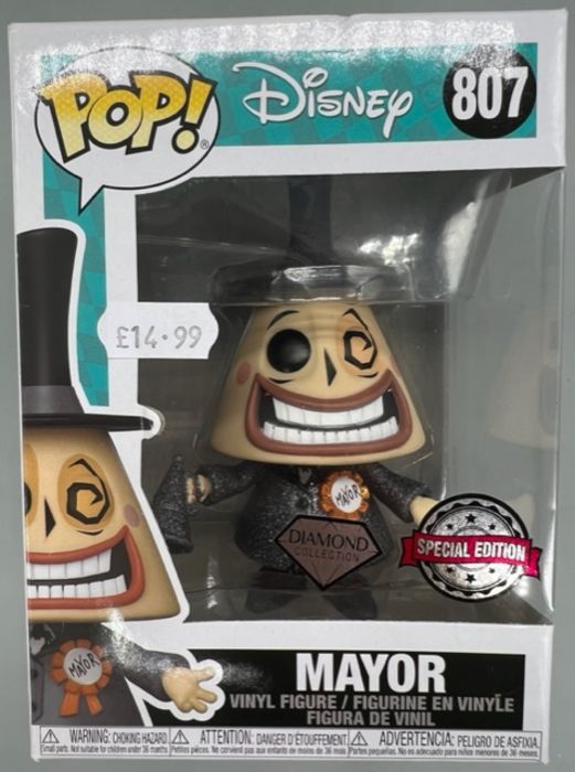807 Mayor - Diamond - Disney Nightmare Before Funko POP - Box Damaged