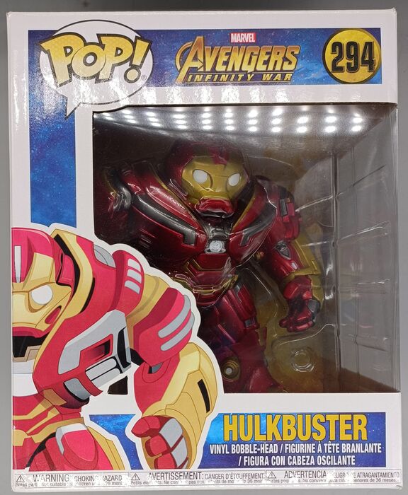 #294 Hulkbuster 6 inch - Marvel Avengers Infinity War Box Damaged Funko POP