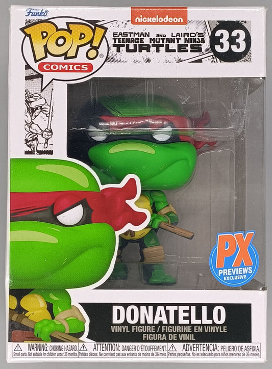 33 Donatello - TMNT Teenage Mutant Ninja Turtles - Funko POP - Box Damaged