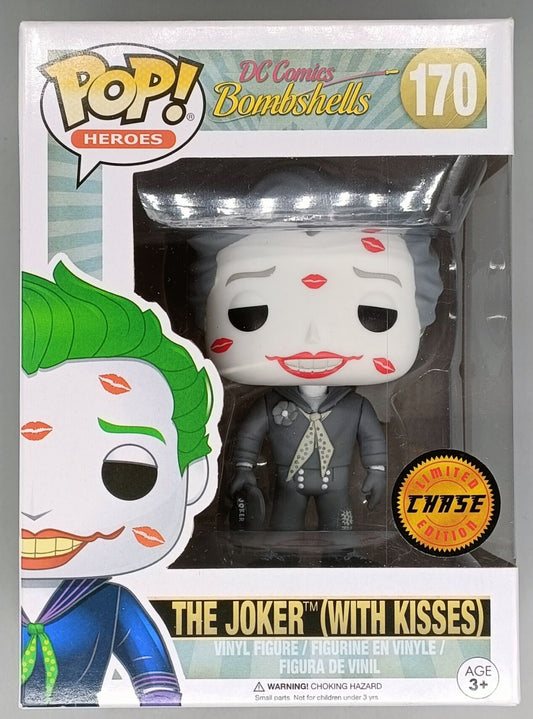 170 The Joker (with Kisses) B&W Chase - DC Bombshells - Funko POP - Box Damaged