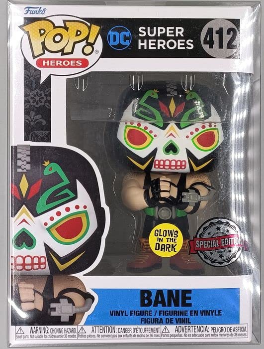 412 Bane - Glow - DC Super Heroes Funko POP - Box Damaged