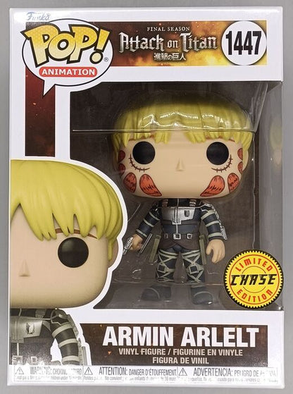 1447 Armin Arlelt - Chase Edition - Attack on Titan Funko POP - Box Damaged