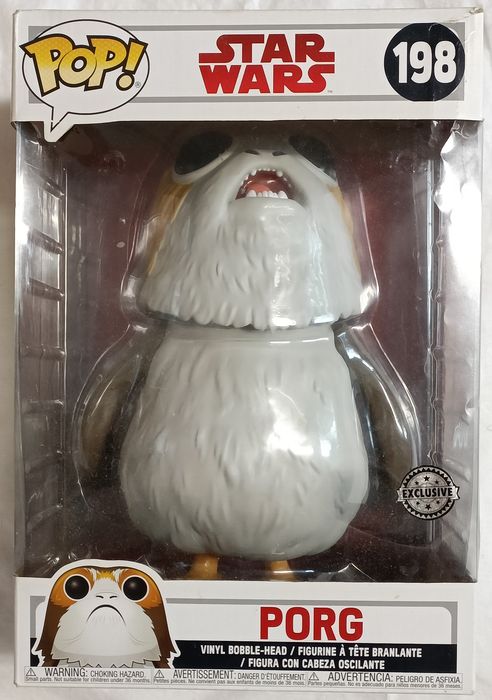 #198 Porg - 10 Inch - Star Wars - Box Damaged Funko POP