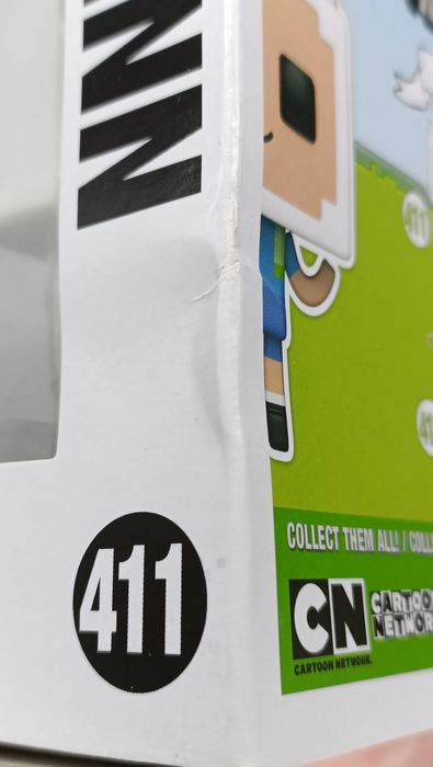 #411 Finn (Minecraft) - Adventure Time - Box Damaged Funko POP