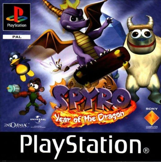 Spyro 3: Year of the Dragon for Sony Playstation 1 - [Just Disc]