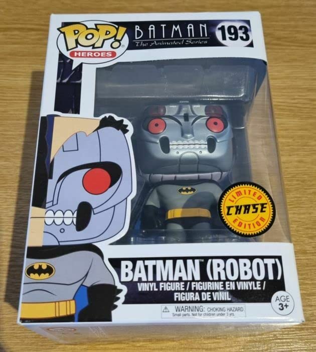 193 Batman (Robot- Full Metal Head) Chase DC Animated Funko POP - Box Damaged