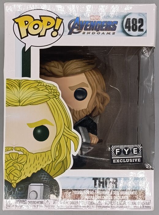 #482 Thor (w/ Stormbreaker and Mj?lnir) Marvel Avenge Box Damaged Funko POP