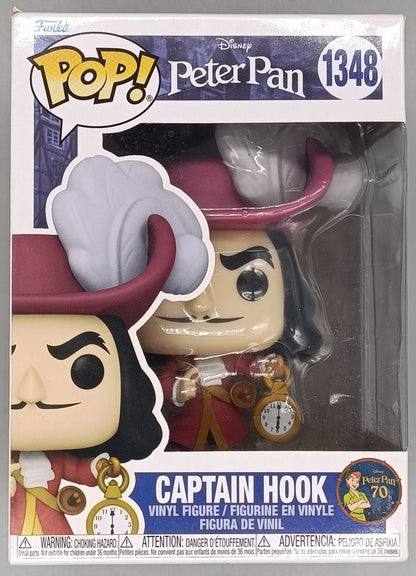 1348 Captain Hook (w/ Clock) Disney Peter Pan - Funko POP - Box Damaged