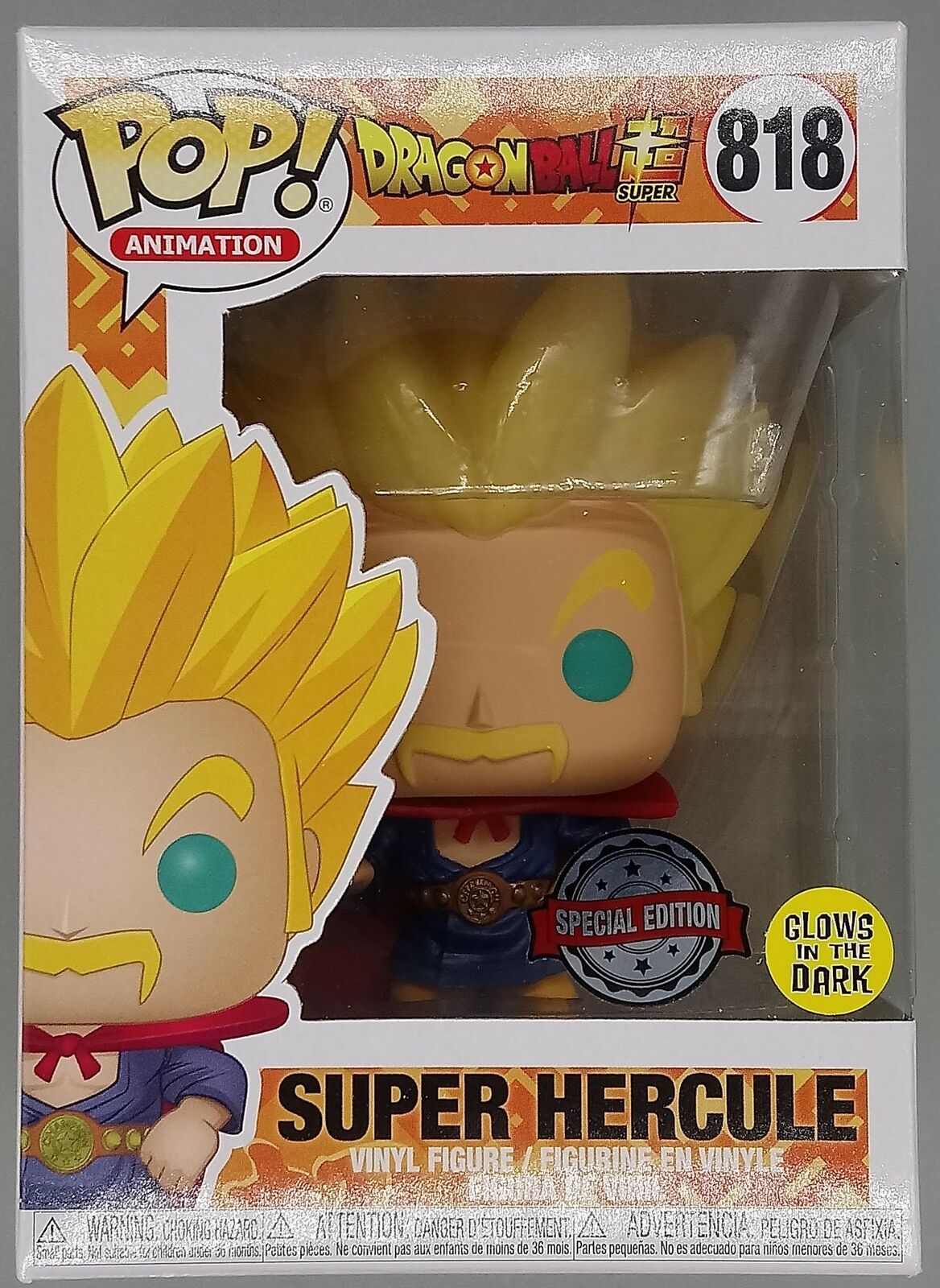 #818 Super Hercule Glow Dragon Ball Super Speciality Series Funko POP