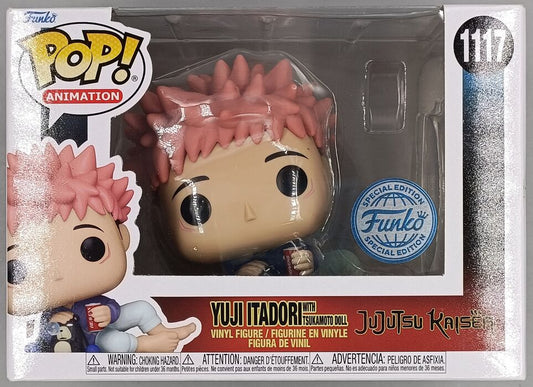 #1117 Yuji Itadori (w/ Tsukamoto Doll) - Jujutsu Kaisen Funko POP