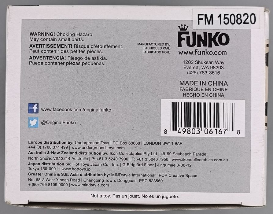 #64 Booker DeWitt (Skyhook) - BioShock Infinite Box Damaged Funko POP