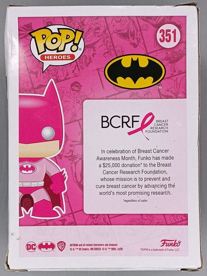 351 Batman (BCA) - DC - Breast Cancer Awareness - Funko POP - Box Damaged