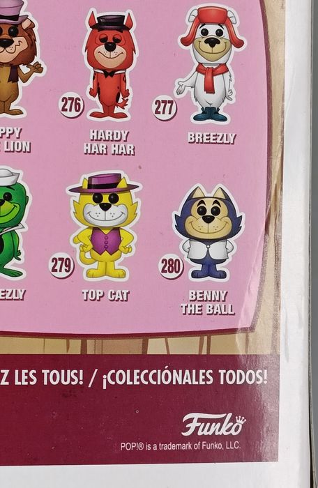 279 Top Cat (Pink Outfit) - Chase Edition Funko POP - Box Damaged