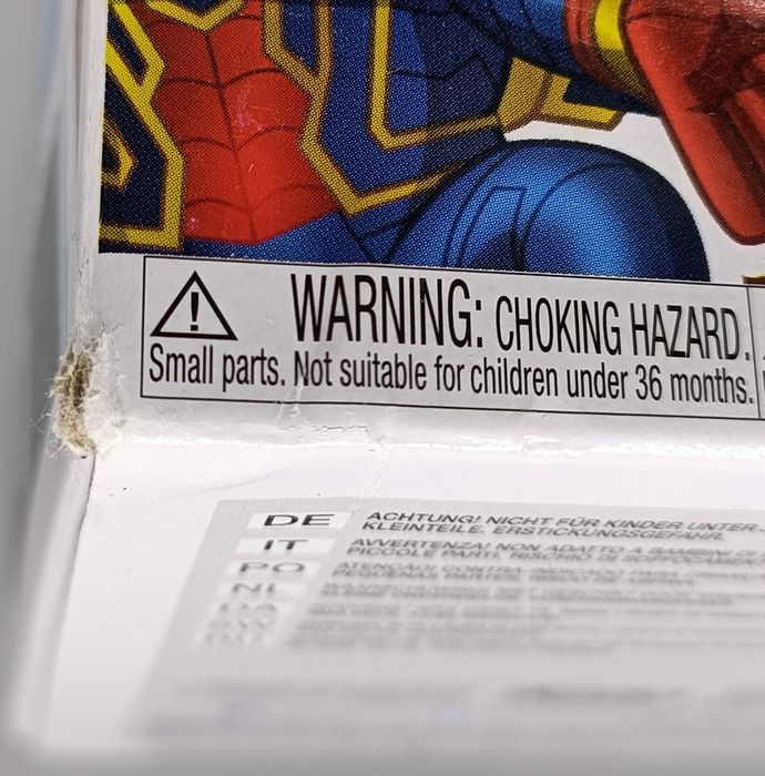 #574 Iron Spider (w/ Gauntlet) Marvel Avengers Endgam Box Damaged Funko POP