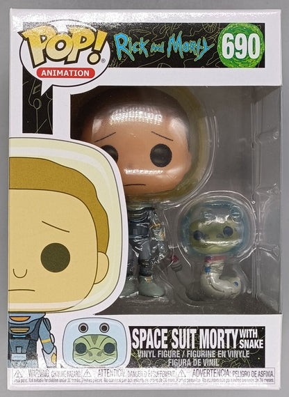690 Space Suit Morty (with Snake) - Rick and Morty - Funko POP - Box Damaged