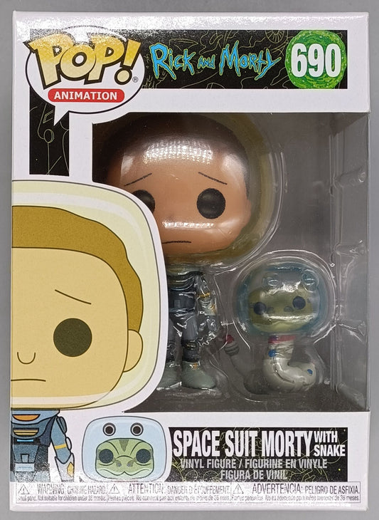 690 Space Suit Morty (with Snake) - Rick and Morty - Funko POP - Box Damaged