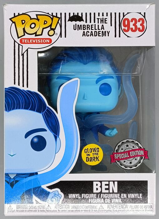 933 Ben - Glow - The Umbrella Academy - Box Damaged Funko POP