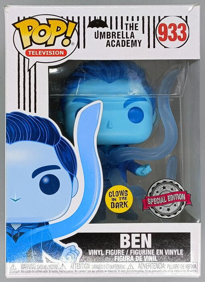933 Ben - Glow - The Umbrella Academy - Box Damaged Funko POP