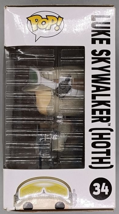 #34 Luke Skywalker (Hoth w/ Pin) Star Wars - Box Damaged Funko POP