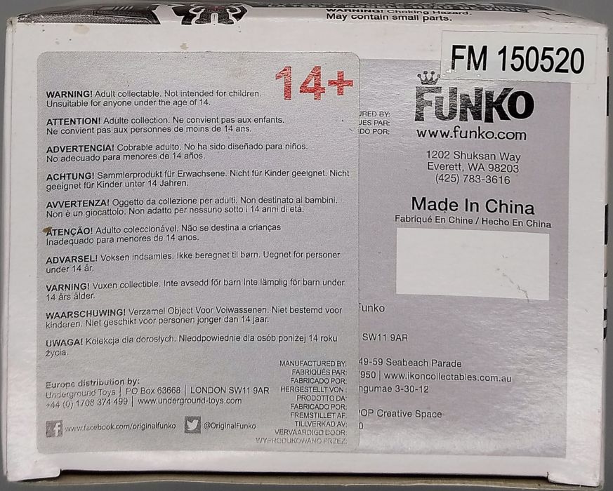 #87 Ant-Man (Unmasked) Marvel Collector Corps Box Damaged Funko POP