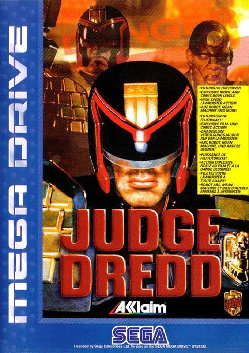 Judge Dredd for SEGA Mega Drive [Just Cartridge]