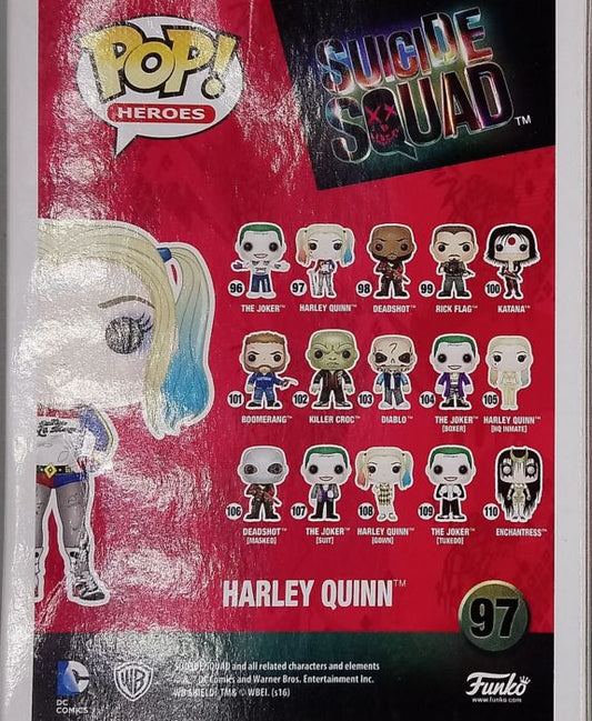 #97 Harley Quinn - DC Suicide Squad - Box Damaged Funko POP