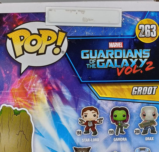 #263 Groot (Bomb) Marvel Guardians of the Galaxy Vol 2 Box Damaged Funko POP