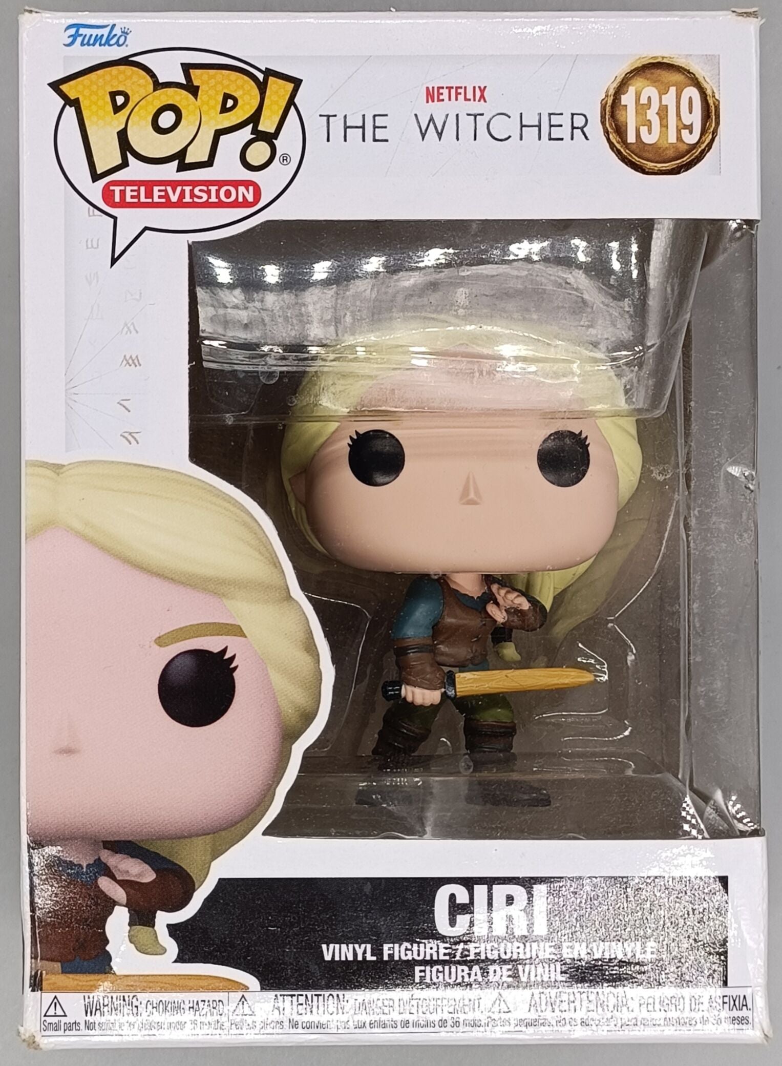 1319 Ciri (w/ Sword) - The Witcher Funko POP - Box Damaged