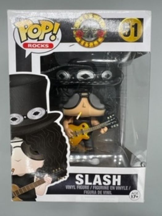 #51 Slash - Rocks - Guns N Roses - Box Damaged Funko POP