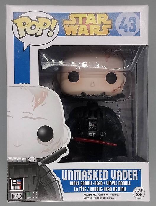 #43 Unmasked Vader - Star Wars Funko POP