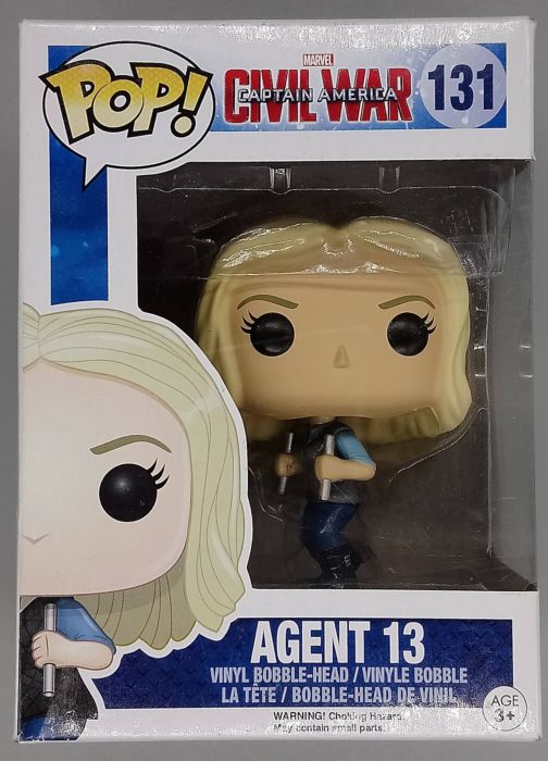 131 Agent 13 - Marvel Captain America Civil War Box Damaged Funko POP